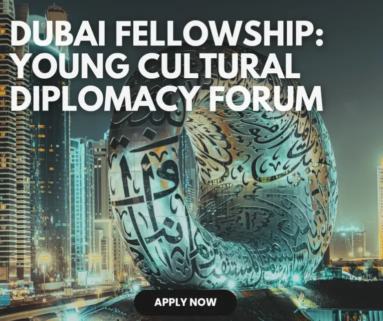 Young Cultural Diplomacy Forum in Dubai 2024 (Fully Funded)