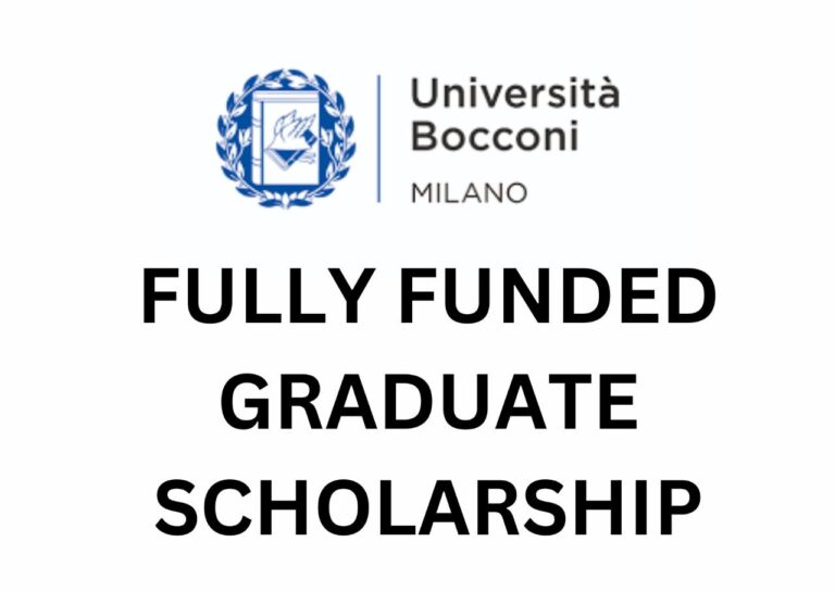 Bocconi University Graduate Scholarship 2024–25 in Italy