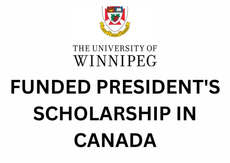 University of Winnipeg President’s Scholarship 2024 in Canada