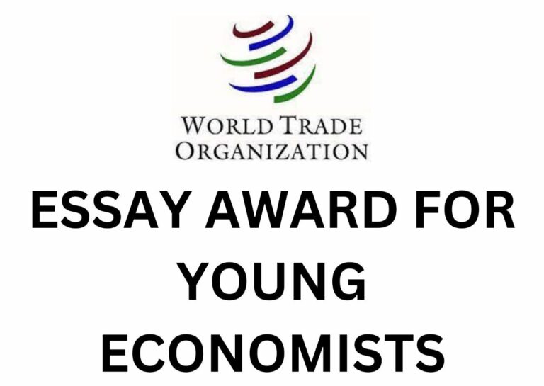 World Trade Organization (WTO) Essay Award 2024 For Young Economists
