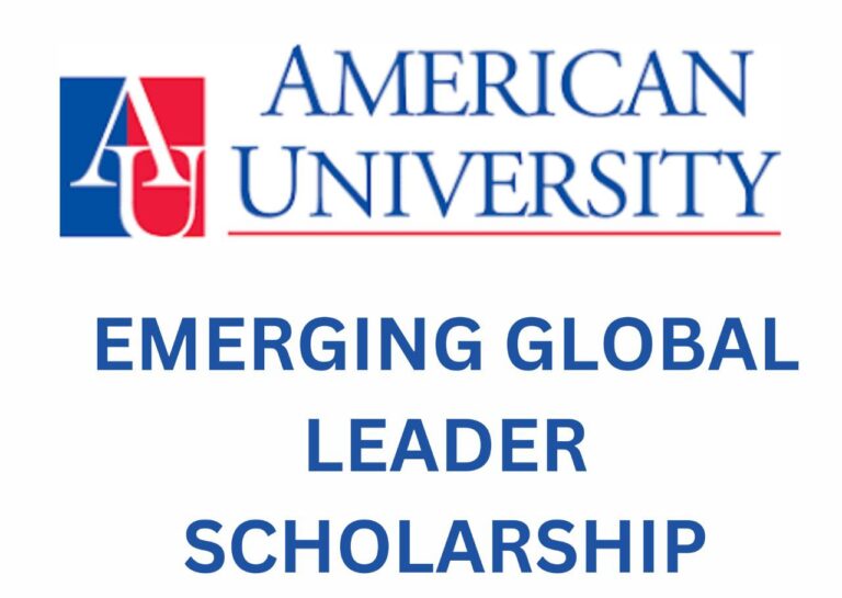 Emerging Global Leader Scholarship 2025 At American University