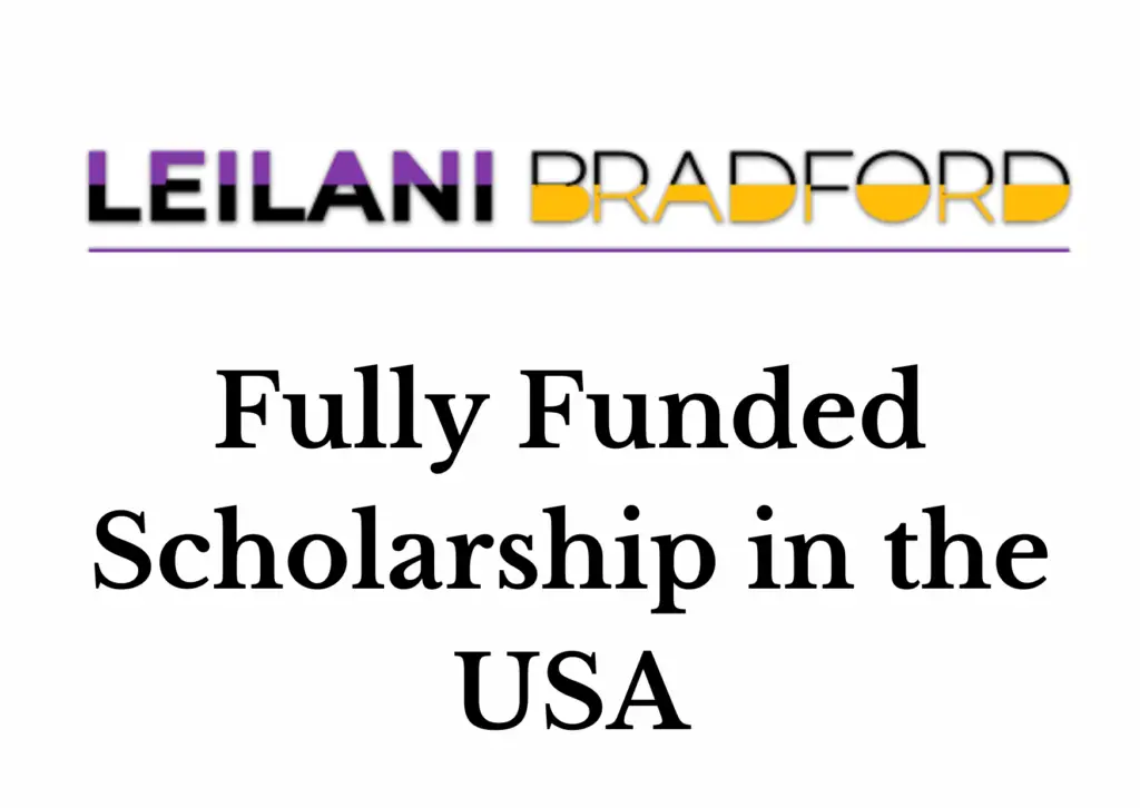 Leilani Bradford Scholarship 2024