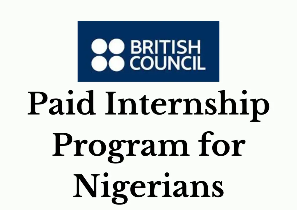 British Council Internship Program 2024