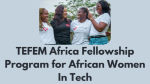 TEFEM Africa Fellowship Program for African Women In Tech 20240720 191643 0000 - TEFEM Africa Fellowship Program for 20,000 African Women In Tech 2024| Apply Now!