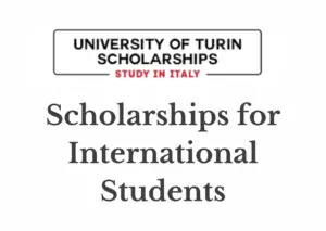 The University of Turin Scholarships