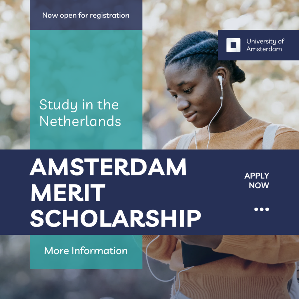 1000483691 - Study in the Netherlands: Amsterdam Merit Scholarship 2024 for International Students