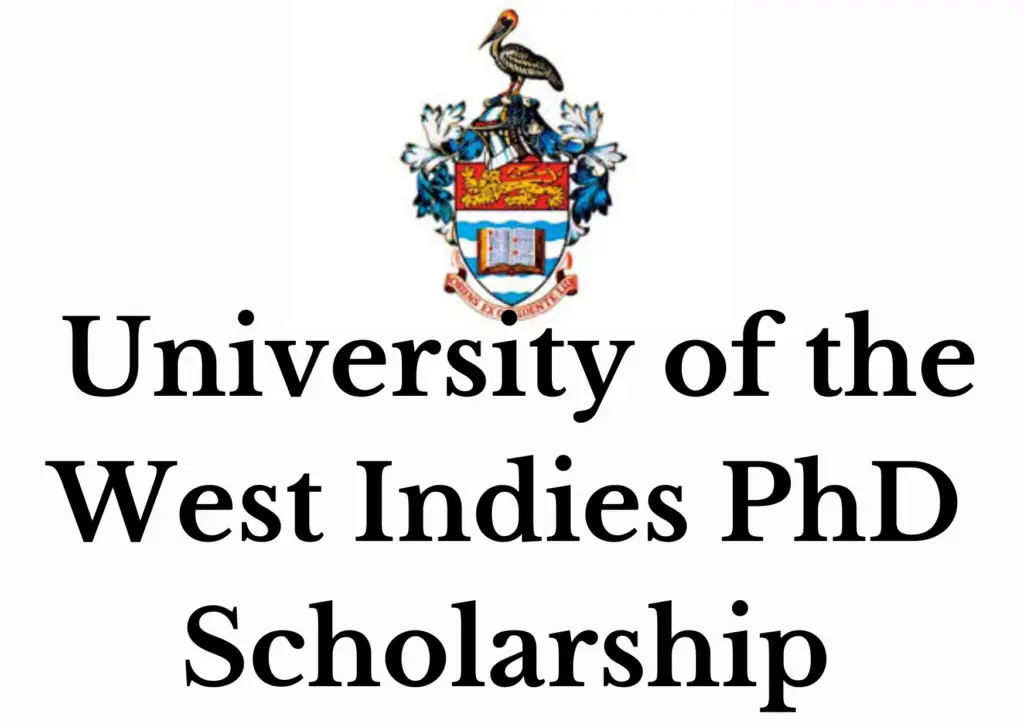 University of the West Indies (UWI) £3,000 PhD Scholarship