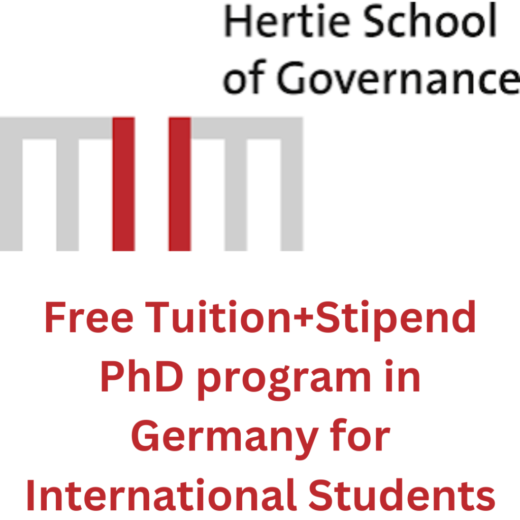 1000600272 - Hertie School of Governance PhD Program in Germany for International Students 2025/2026