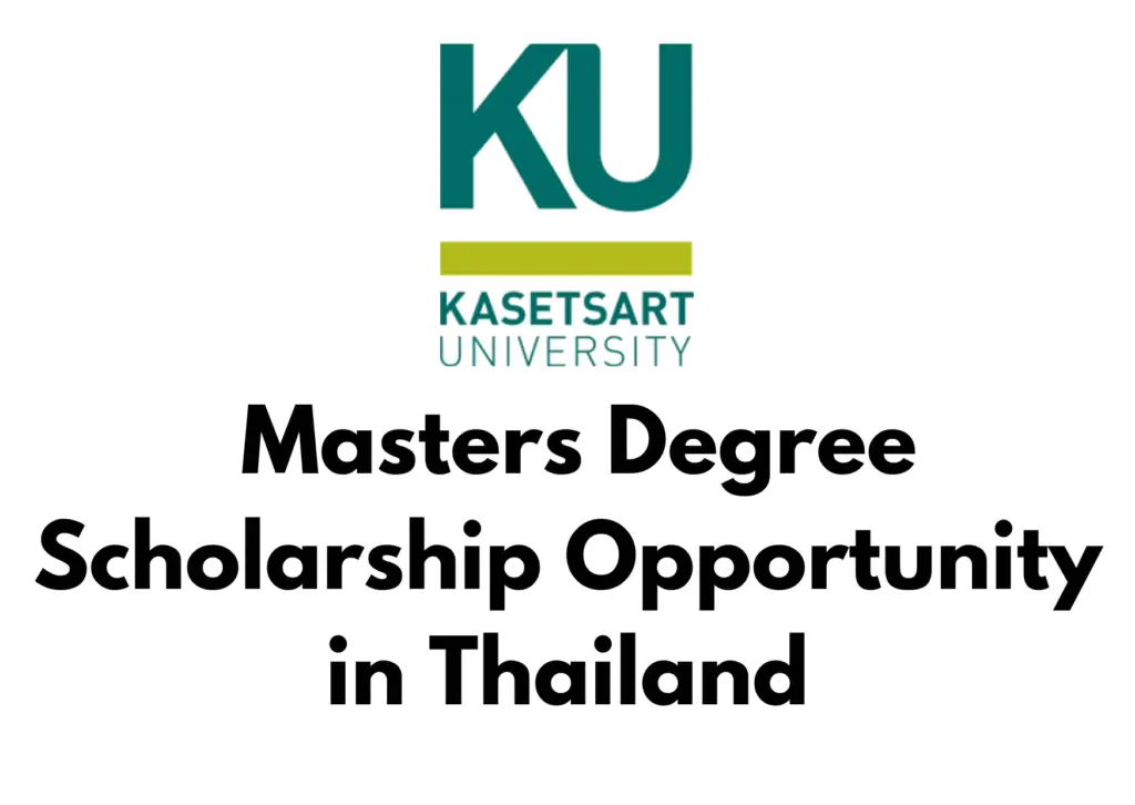 Masters Degree Scholarship Opportunity in Thailand