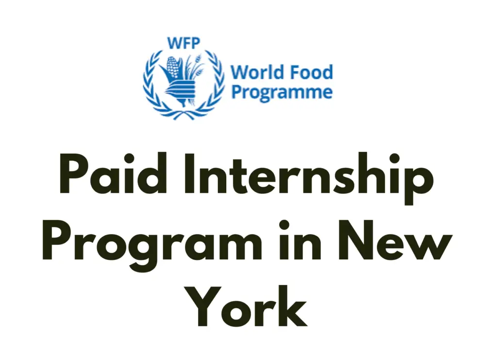 World Food Program Internship 2025