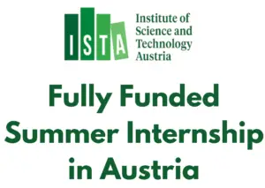 2025 IST Summer Internship in Austria