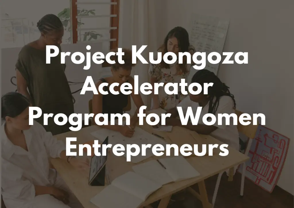 Project Kuongoza Accelerator Program