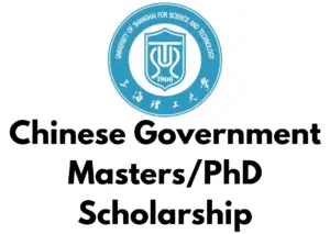 Chinese Government Scholarship at the University of Shanghai for Science & Technology