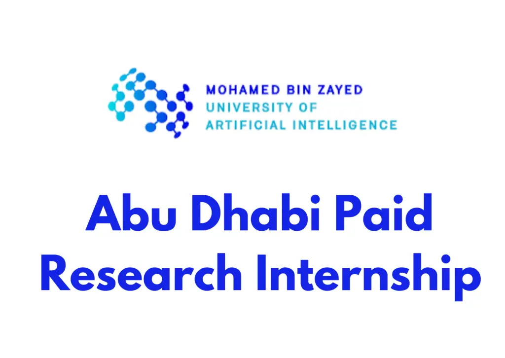 Abu Dhabi Paid Research Internship