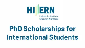 Helmholtz Institute Erlangen-Nuremberg PhD Scholarships