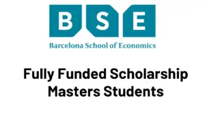 Barcelona School of Economics Scholarships