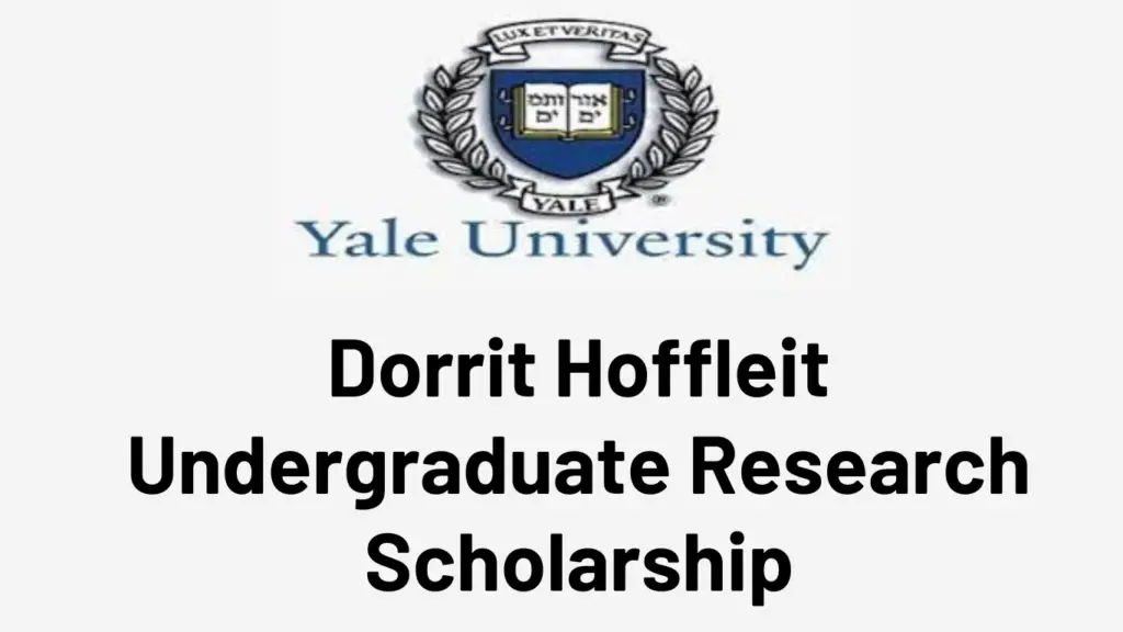 Yale University Dorrit Hoffleit Undergraduate Research Scholarship