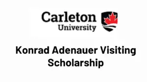 Konrad Adenauer Visiting Scholarship