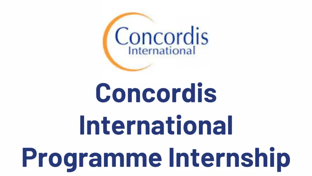 Concordis International Programme Internship