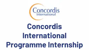 Concordis International Programme Internship