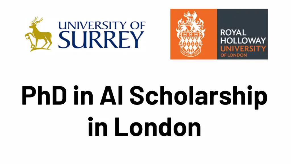 PhD in AI Scholarship 2025