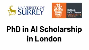 PhD in AI Scholarship 2025