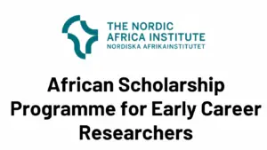 Nordic Africa Institute’s African Scholarship Programme