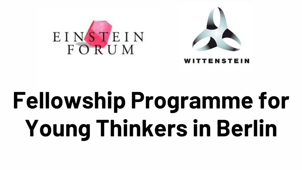 Fellowship 2026 for Young Thinkers in Berlin