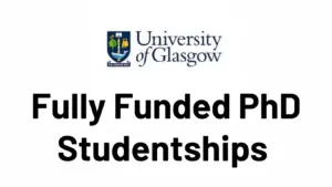 PhD Studentships at the University of Glasgow