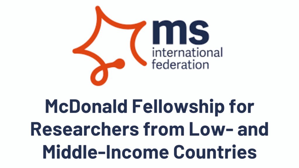 McDonald Fellowship 2026