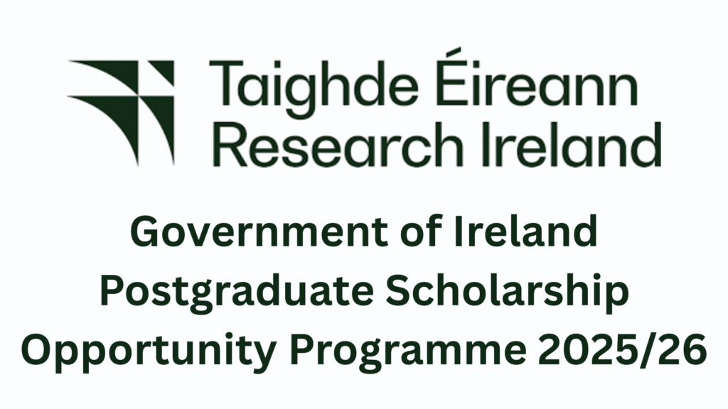 Government of Ireland Postgraduate Scholarship