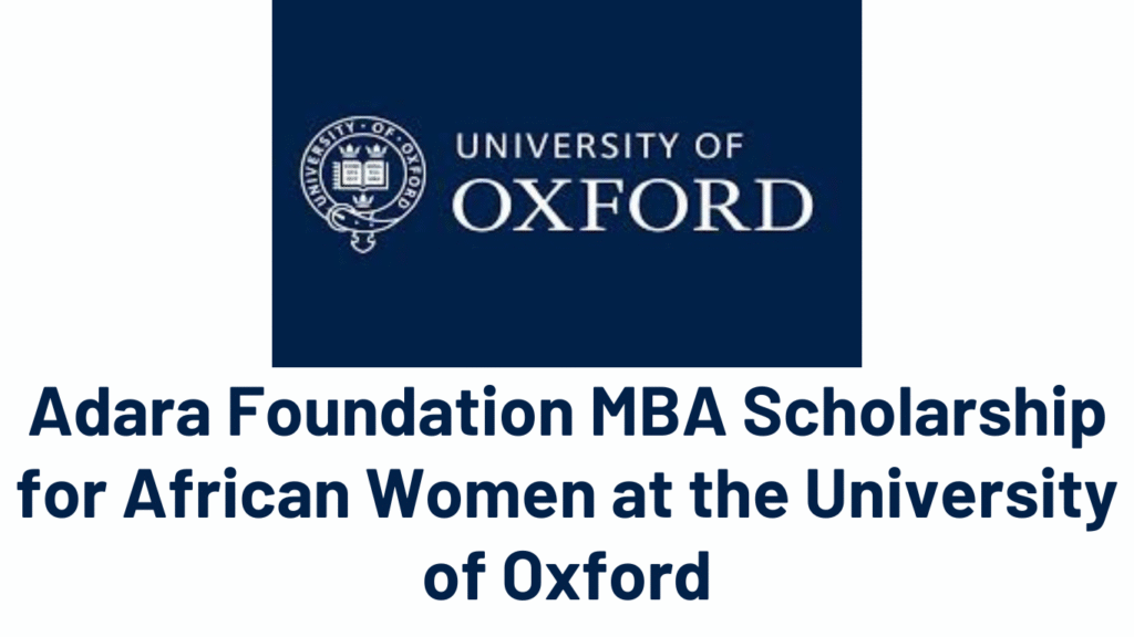 Adara Foundation MBA Scholarship 2025