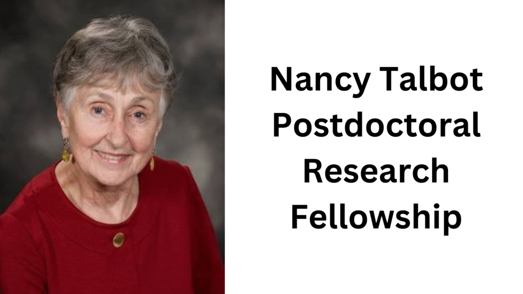 1 20250924 200923 0000 - USA Nancy Talbot Postdoctoral Research Fellowship 2026