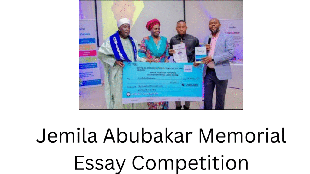 2 20251126 182543 0001 - 6th Edition of Jemila Abubakar Memorial Essay Competition 2025 (JAME) 
