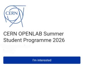 Screenshot 20251113 173631 Chrome Beta 1 - CERN OPENLAB Summer Internship Open for all, Fully Paid