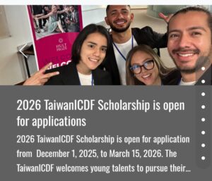Screenshot 20251207 143246 Chrome Beta - The TaiwanICDF scholarships for Masters, PhD and Undergraduate.