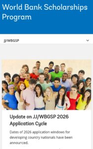 Screenshot 20260116 174459 Facebook - Application Open for Japan/World Bank Graduate Scholarship Program 2026