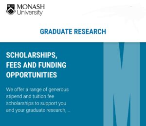 Screenshot 20260117 070529 Facebook - Monash Graduate Research Scholarships, Study in Australia.
